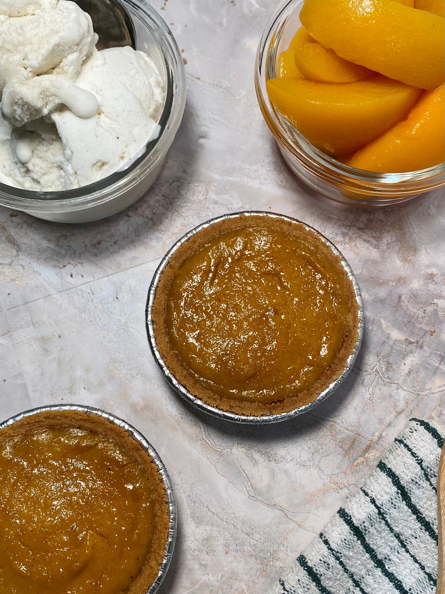 Peach Sweet Potato Pie
